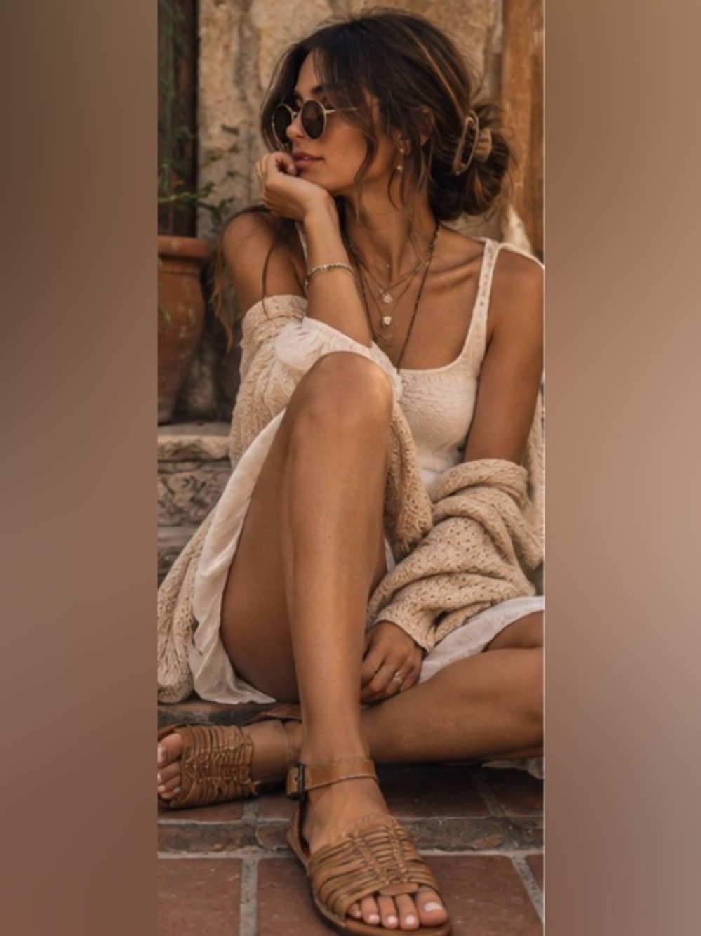 Bed Stu Ingritt Nectar Lux Leather Woven Huarache Boho Sandals festival coastal